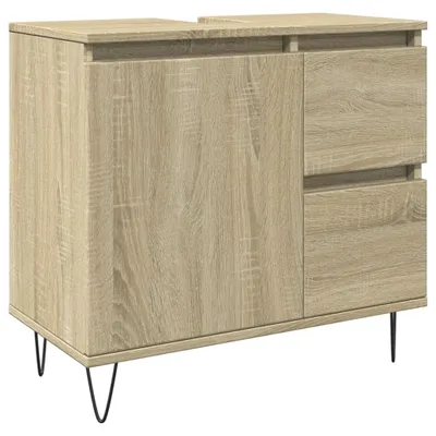 Produktbild von Badschrank Sonoma-Eiche 65x33x60 cm Holzwerkstoff
