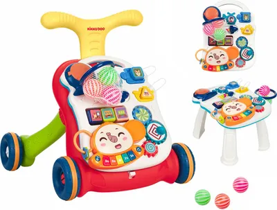 Produktbild von Kikkaboo 3 In 1 Play & Grow Baby Walker Mehrfarbig  Mehrfarbig One Size