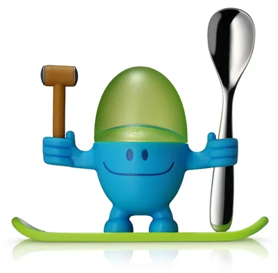 Imagen del producto de WMF. Artículos para regalos infantiles. Portavasos en forma de huevo, modelo McEgg, color azul