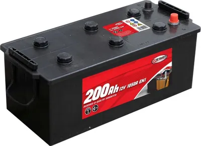 Obrázok produktu pre Štartovacia batéria pre nákladné vozidlá a traktory 200 Ah, 12 V, 1050 A, ľavý kladný pól