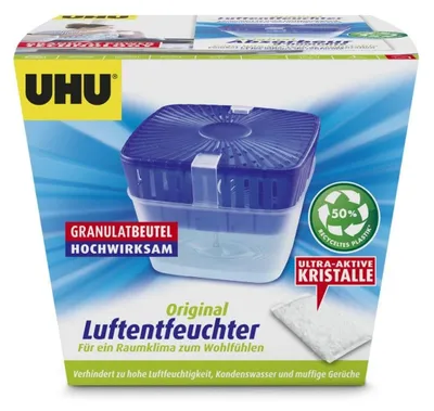 Produktbild von UHU Luftentfeuchter Original + Nachfüll-Beutel 450g