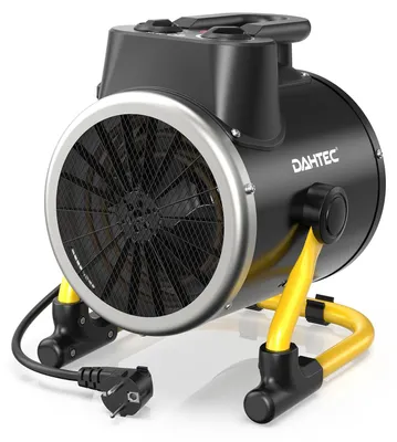 Obrázek produktu pro Ventilátorový ohřívač 3000 W, stupeň krytí IP24, stavební sušič s termostatem