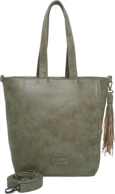 Produktbild von Fritzi aus Preußen Schultertasche Umhängetasche Vintage Fritzi34 Shopper Jungle grün