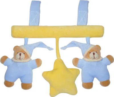 Produktbild von BIECO 17-040077 Greiflinge für Babyschalen - Universalanhänger, hellblau