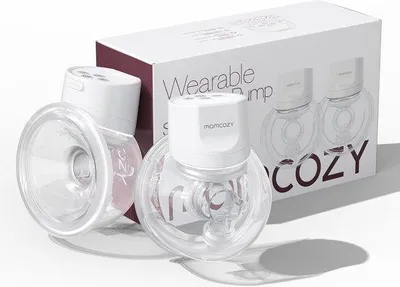 Produktbild von Famanu Tragbare Doppelte Milchpumpe mit Smart Display - 3 Modi und 9 Stufen