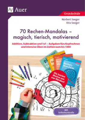 Obrázok produktu pre 70 Rechenmandalas - magisch, tierisch, motivierend