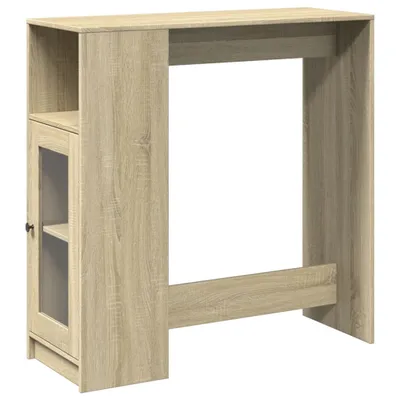 Obrázok produktu pre Barový stôl s policami dub sonoma 101x40x103,5 cm kompoz. drevo