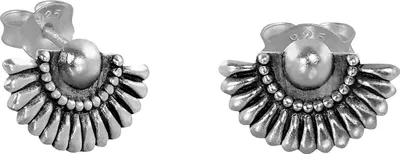 Productafbeelding van SilberDream oorbellen voor dames, zilver, model: SDO8215S. (Zilveren fantoorringen)