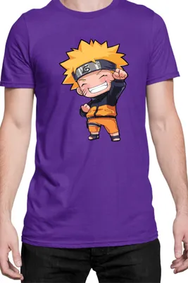 Produktbild von Herren T-Shirt Naruto Naruto Chibi, Man L / Lila