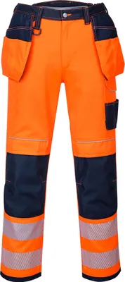 Zdjęcie produktu dla Spodnie ostrzegawcze PW3 z kaburami Portwest T501ONS 32