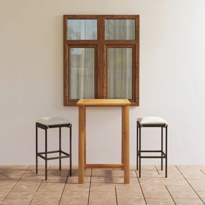 Productafbeelding van Living Store 3-delige tuinset met kussens, bruin