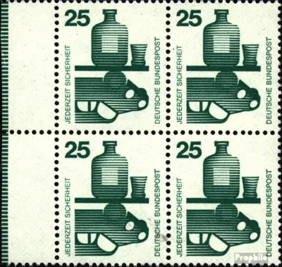 Produktbild von Briefmarken BRD (BR.Deutschland) 1971 Mi Hbl20 postfrisch