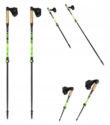 Produktbild von Nils NW8611 Verstellbare Nordic Walking Trekkingstöcke Aluminium