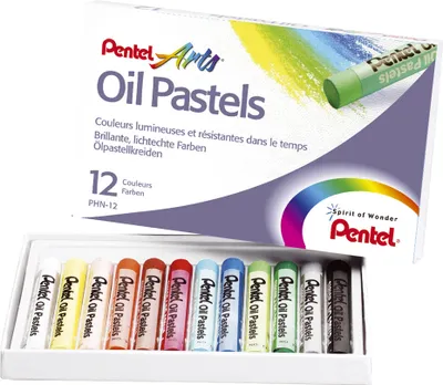 Produktbild von PentelArts Ölpastellkreide PHN4 12er Kunststoff Etui