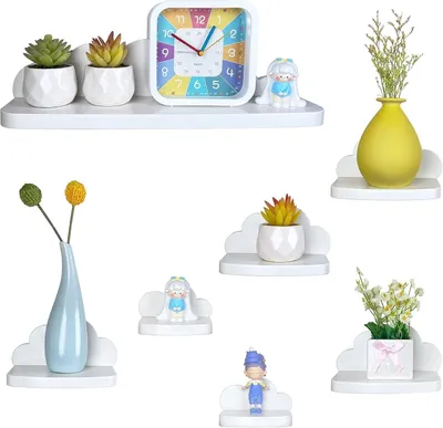Produktbild von Wandregale Set von 7 - Dekorative Wandregale für Verschiedene Räume