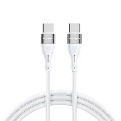 Produktbild von Wozinsky 5907769308796, 1 m, USB C, USB C, USB 2.0, Weiß