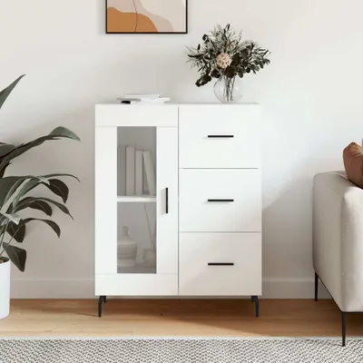 Obrázek produktu pro vidaXL Příborník bílý 69,5x34x90 cm výrobek z odvozeného dřeva