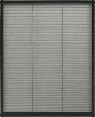 Obrázek produktu pro vidaXL plisovaná roleta proti hmyzu do oken hliníková antracitová 80x100cm