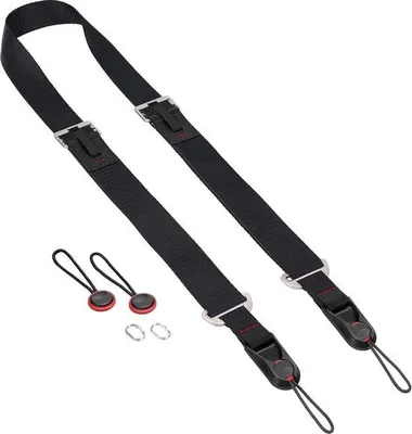 Produktbild von Kameragurt – Schnellverschlussschnalle – Verstellbarer Nylon-Schulter- und Halsgurt – Geeignet für DSLR-Kameras bis zu 90 kg – m-winkel