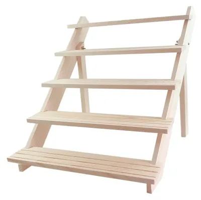 Produktbild von Schmuck Organizer aus natürlichem Holz - Mehrschichtig - Halter für Ohrringe/Ringe