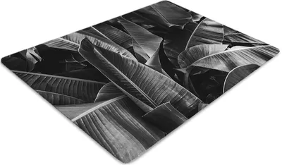 Produktbild von Stuhlunterlage Bürostuhlunterlage 120 cm x 90 cm Bodenmatte Bürostuhlunterlage - Große Blätter