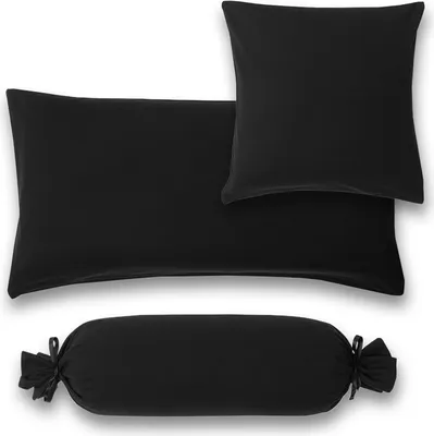 Produktbild von Estella Feinjersey Kopfkissenbezug 40/40, 900 schwarz