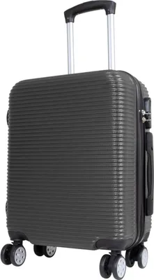 Produktbild von ABS Hartschale Reise Koffer Trolley Gepäck vier 360° Rollen Malaga Anthrazit Gr. M