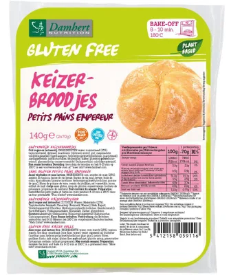 Produktbild von (MHD) Damhert Kaiserbrötchen 140g