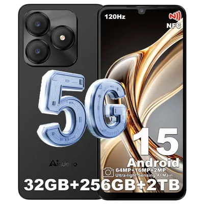Produktbild von 5G Smartphone Handy Ohne Vertrag Android 15 Neo S25 Pro, 32GB+256GB/TF 2TB, 6.75" 120Hz 5280mAh 64MP AI Kamera, 4K Video/NFC/DualSIM/Widevine L1