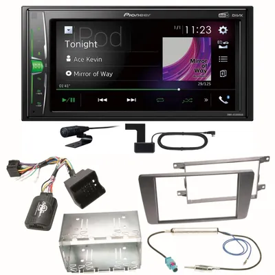 Produktbild von Pioneer DMH-A3300DAB Bluetooth USB DAB+ Einbauset für Skoda Octavia 2 Yeti 5L