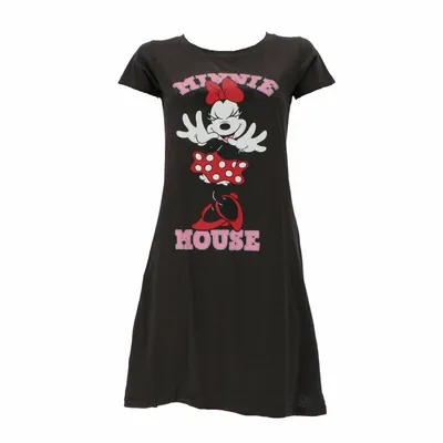 Produktbild von Minnie Maus Nachthemd für Damen Schlafanzug Perfekte Kombination aus Komfort und Stil L