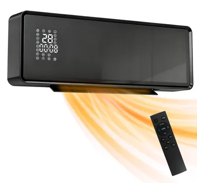 Produktbild von HOMCOM Wand Heizlüfter 2000W Wandheizgerät mit 2 Leistungsstufen 3 Betriebsarten
