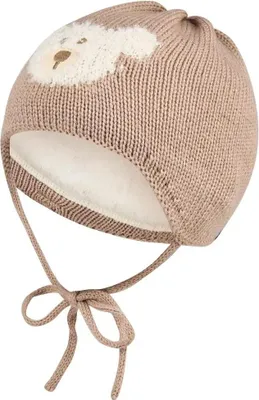 Produktbild von Sterntaler Strickmütze Bär beige Gr. 39