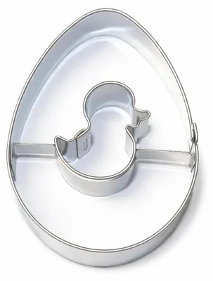 Produktbild von Neustanlo Ausstecher Küken im Ei | Plätzchenausstecher aus Edelstahl | für Osterkekse & Fondant | rostfrei & formstabil | ideal für Backen, Deko & Basteln