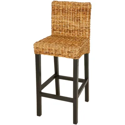 Image de vidaXL Chaises de bar 2 pcs. Abaca