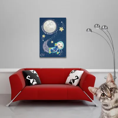 Produktbild von Moon and Me - Poster - Hush Hush + Ü-Poster