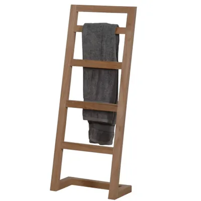 Produktbild von Teako Design Handtuchhalter Ragunda Teak Massivholz 25x40x110 cm