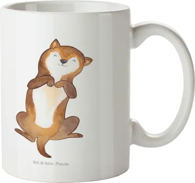 Produktbild von Mr. & Mrs. Panda Plastikbecher Hund Streicheln - Weiß - Geschenk, Haferl, Pott, Sprüche, Süß, Hunde, Kindertrinkbecher, Niedlich, Camping Tasse, Campingbecher, Kraulen