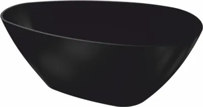 Produktbild von Casa Padrino Freistehende Luxus Badewanne Matt Schwarz 150 cm - Badezimmer Interior