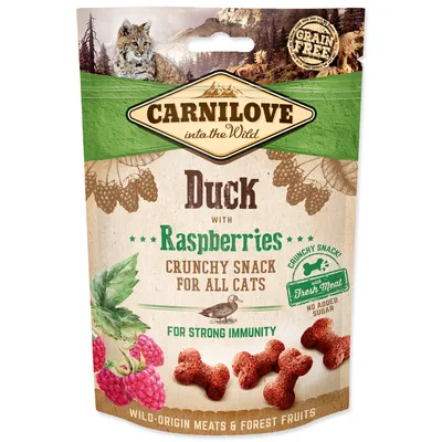 Produktbild von CARNILOVE Duck with Raspberries, Adult, Ente, 50 g