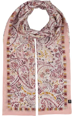 Produktbild von Stola Schal mit romantischem Paisley-Design in Seidenmischung