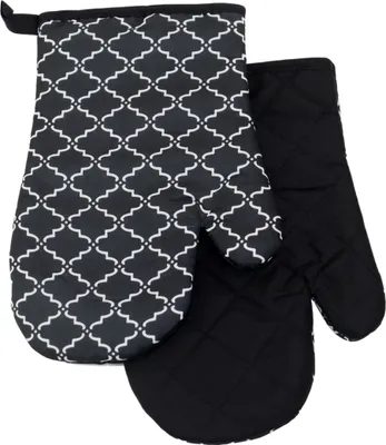 Produktbild von Küchenhandschuhe mit Magnet 2er-Set schwarz isolierend