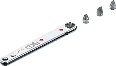 Produktbild von BGS 115 Ratschen-Schlüssel Ultra Dünn, mit 2 Kreuz- und 2 Schlitzbit