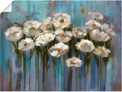 Produktbild von ARTland Poster Anemonen am See Größe: 80x60 cm