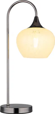 Produktbild von Globo Lighting Tischleuchte Metall schwarz-chrom, 1x E27