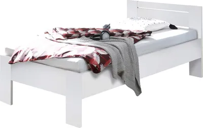 Produktbild von Einzelbett Saturn, Farbe: weiß, Liegefläche ca. 90 x 200 cm