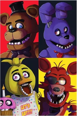 Obrázek produktu pro Five Nights At Freddys - Deka, fleece TC592 (150 cm x 100 cm) (barevná)