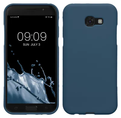 Produktbild von kwmobile Handyhülle für Samsung Galaxy A5 (2017) Hülle - TPU Case - Kabelloses Laden - Schutzhülle Cover in Marineblau