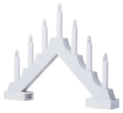 Produktbild von Emos DCAW12, Leichte Dekorationsfigur, Weiß, Holz, Universal, IP20, 7 Glühbirne(n)