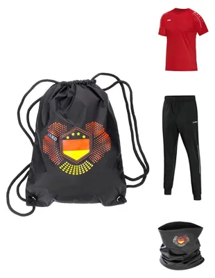 Produktbild von Jako Herren WM-Trainingsset Deutschland 2026 aus 4 Teilen , Farbe:Rot, Größe:XXL